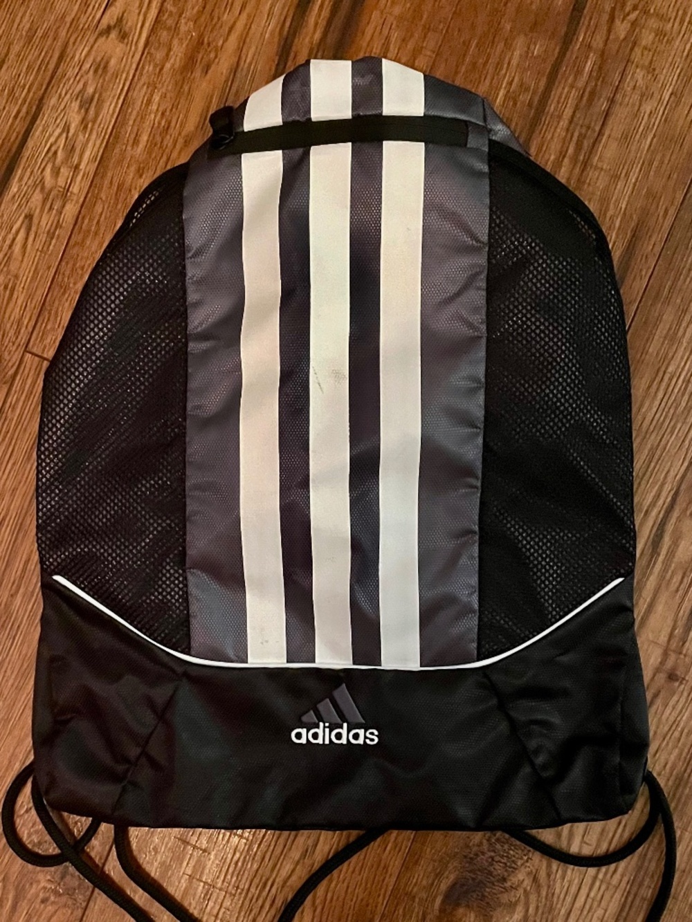 Adidas Black Drawstring lightweight backpack